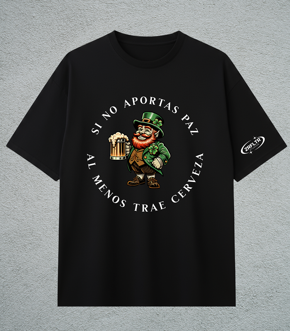 CAMISETA SI NO APORTAS PAZ