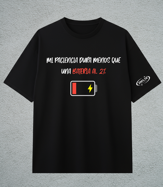 CAMISETA PACIENCIA